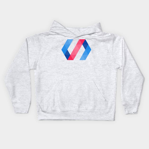 Polymer logo Kids Hoodie by hipstuff